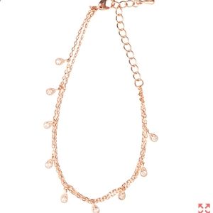 Saint Lola Teardrop Bracelet in Rose Gold